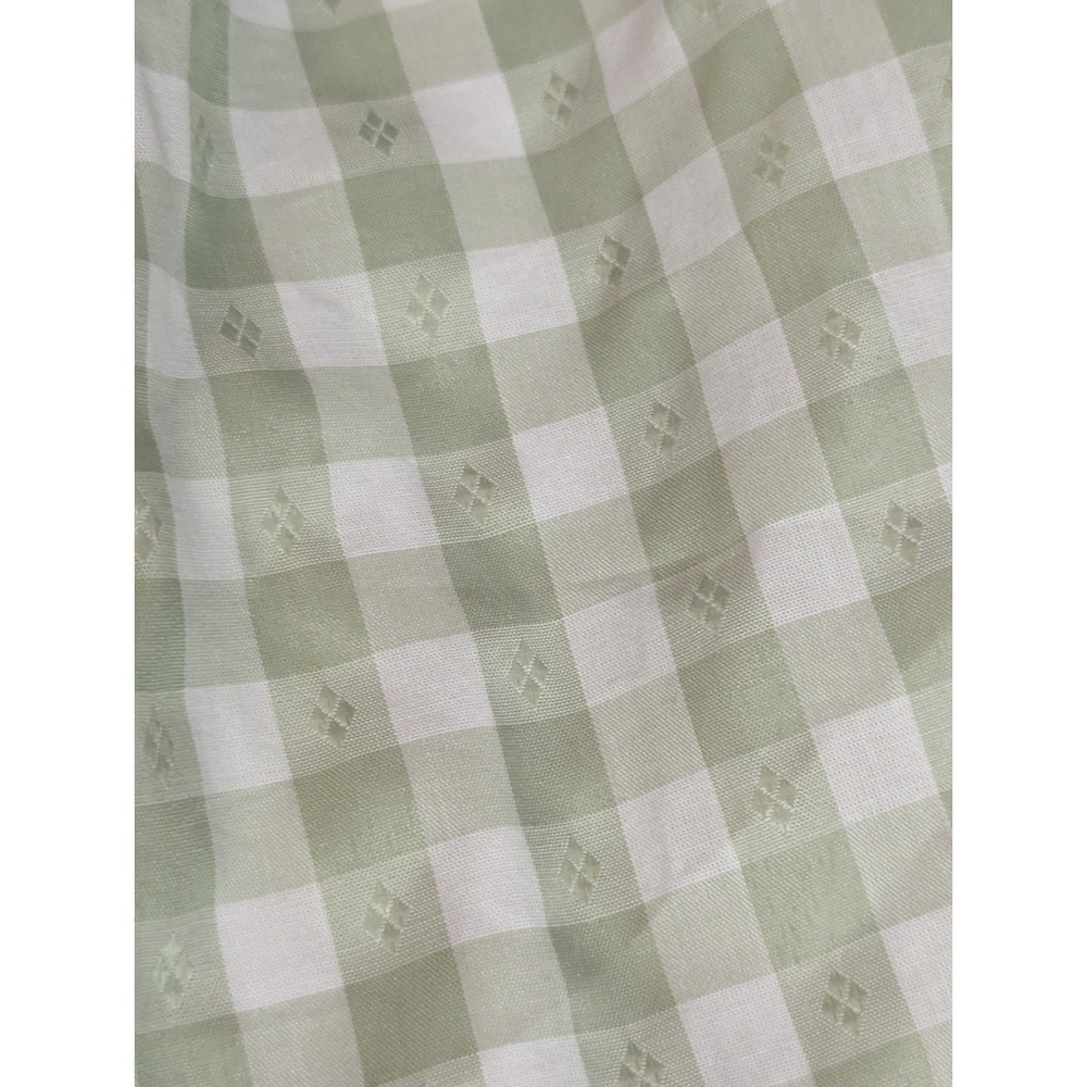Lily Rose Sage Green Gingham Puff Sleeve Tie-Back Dress – Women's XS - Picture 11 of 16